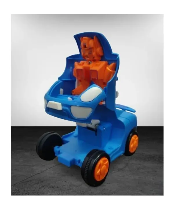 K.V._Toys_Push_&_Go_Robot_Car_|_Easy_Button_Transform_|_360_Stunt_Moves_|_Friction_Racing_Car_for_Kids,_Ages_3+_(Blue)