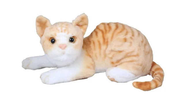 Size:_28_cm)Tickles_Cute_Cat_Soft_Stuffed_Plush_Animal_Toy_for_Kids_Birthday_Gift_(Color:_Yellow