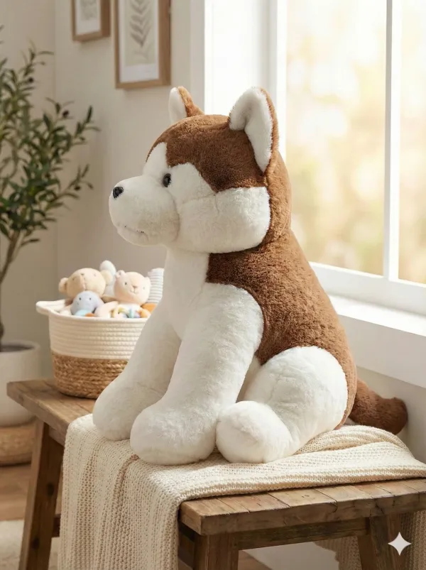 TeddyWallah_3_Feet_Big_Husky_Soft_Toy_for_kids,_birthdays_(100cm)_(Brown)__-_90_cm_(Brown)