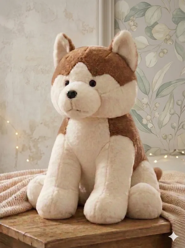 TeddyWallah_3_Feet_Big_Husky_Soft_Toy_for_kids,_birthdays_(100cm)_(Brown)__-_90_cm_(Brown)