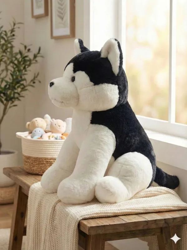 TeddyWallah_3_Feet_Big_Husky_Soft_Toy_for_kids,_birthdays_gift,_couple_(100cm)_(Black)__-90_cm_(Black)