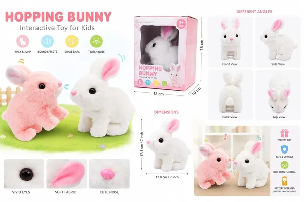Plush_Bunny_Toy_Adorable_Interactive_Plush_Rabbit_for_Children_Toddlers_Kids_Pink_|_Electronic,_Battery_&_Wind-Up_|_Battery_Operated_|_1990-Now_|_Radios,_Musical_Toys