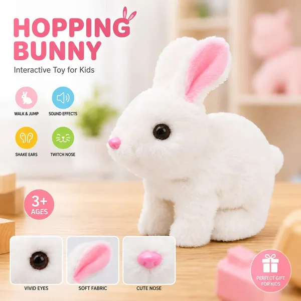 Plush_Bunny_Toy_Adorable_Interactive_Plush_Rabbit_for_Children_Toddlers_Kids_Pink_|_Electronic,_Battery_&_Wind-Up_|_Battery_Operated_|_1990-Now_|_Radios,_Musical_Toys