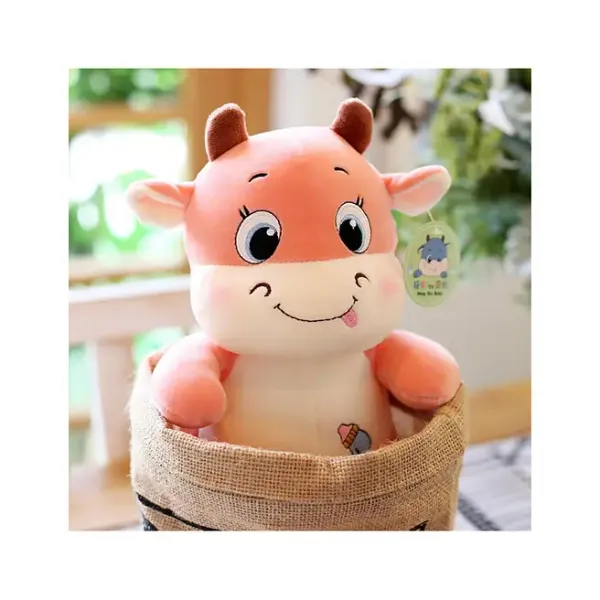 Multicolour_Plush_Fabric_And__30_cm_Cow_Cuddly_Toy