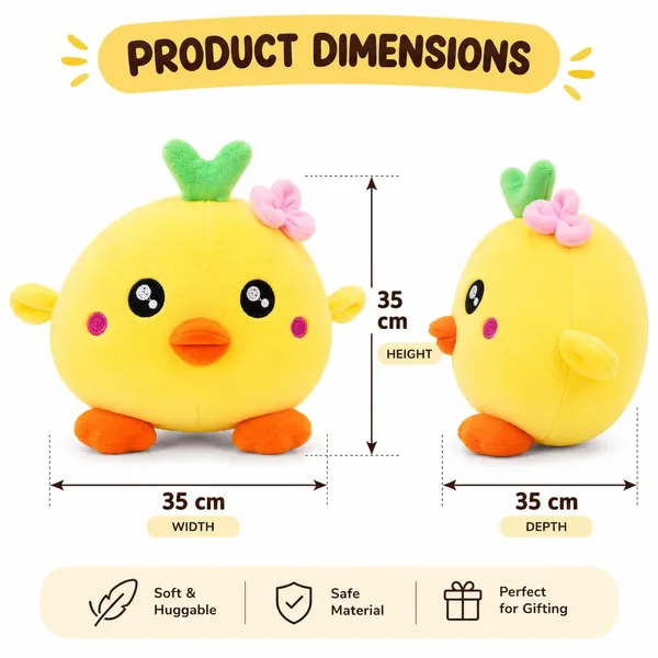 ute_Yellow_Chick_Plush_Toy_Soft_Stuffed_Animal,_Adorable_Duckling_Pillow_Toy_for_Kids,_Girls_&_Boys,_Birthday_Gift,_Home_Decor_&_Cuddling(35cm)