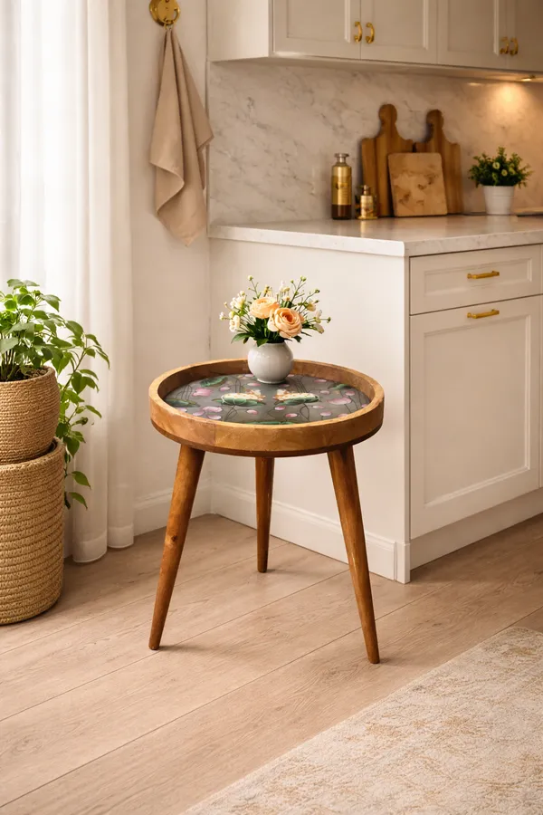 Multicolor_Mango_Wood_Mid_Century_Floral_Print_Round_Three_Leg_Side_Table