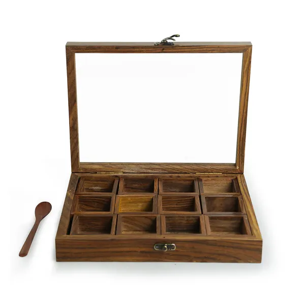 Brown_Wood_Glass_Lid_Traditional_12_Compartment_Spice_Organizer