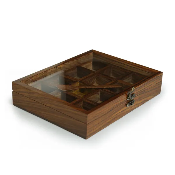 Brown_Wood_Glass_Lid_Traditional_12_Compartment_Spice_Organizer