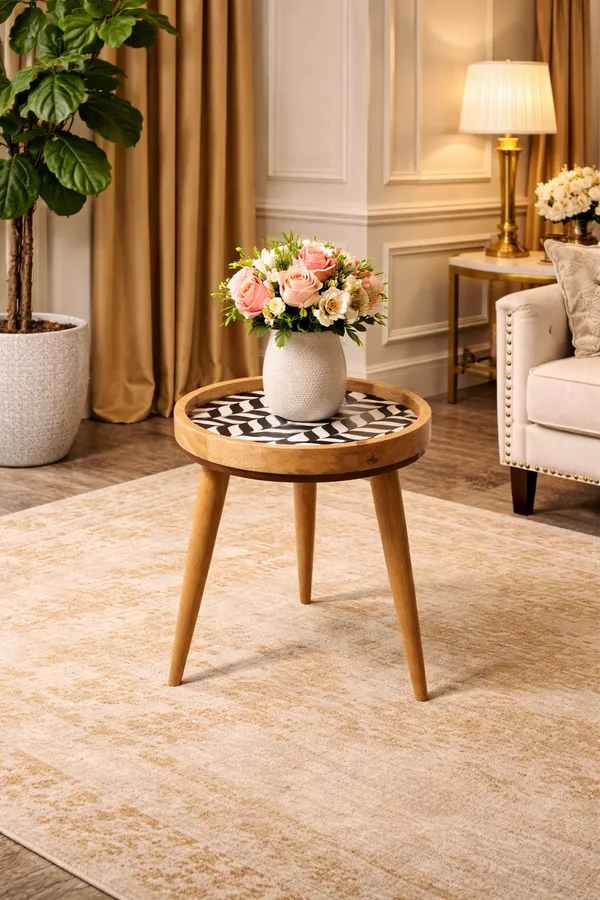 Multicolor_Mango_Wood_Modern_Geometric_Inlay_Print_Round_Side_Table
