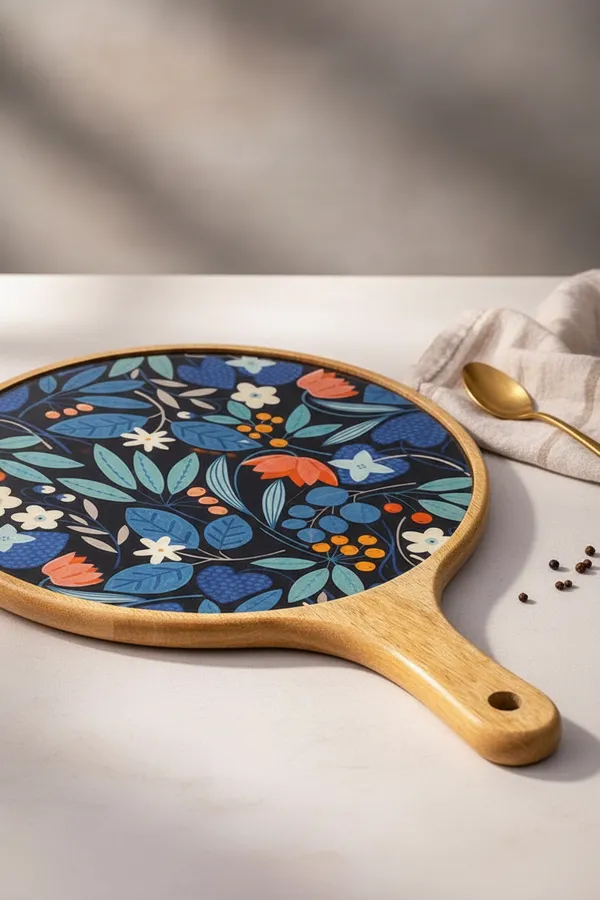 Multicolor_Wood_Blue_Teal_Floral_Print_Serving_Board