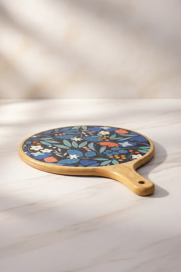 Multicolor_Wood_Blue_Teal_Floral_Print_Serving_Board