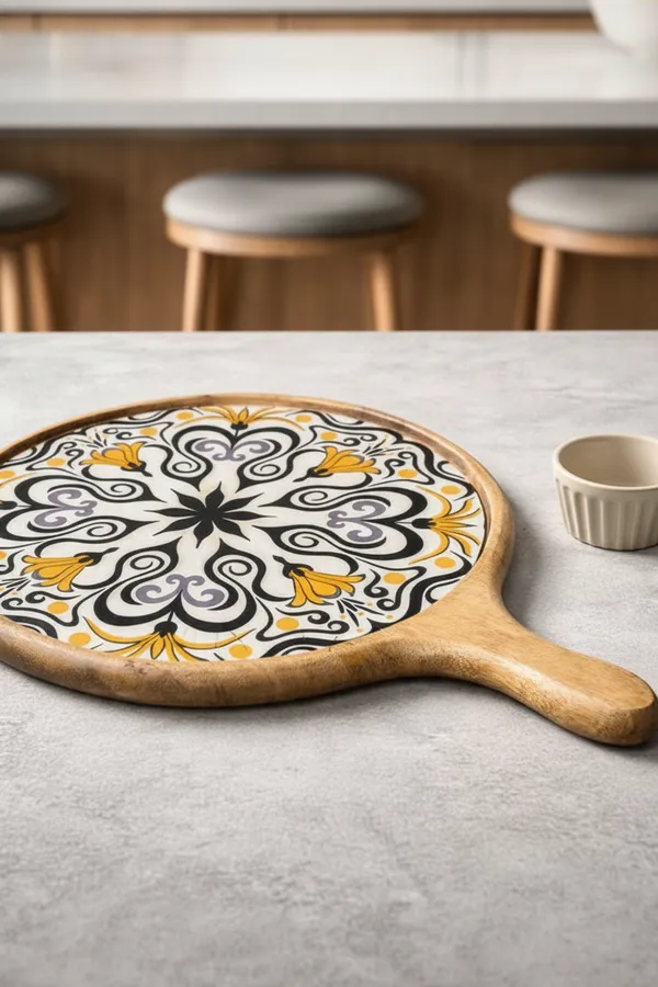 Multicolor_Wood_Floral_Mandala_Ceramic_Tile_Insert_Round_Serving_Board