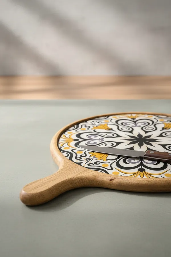 Multicolor_Wood_Floral_Mandala_Ceramic_Tile_Insert_Round_Serving_Board
