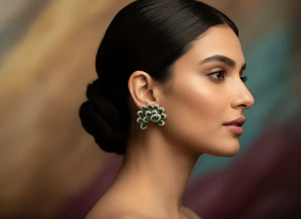 Verdant_Majesty_Emerald_Cut_Floral_Cluster_Studs