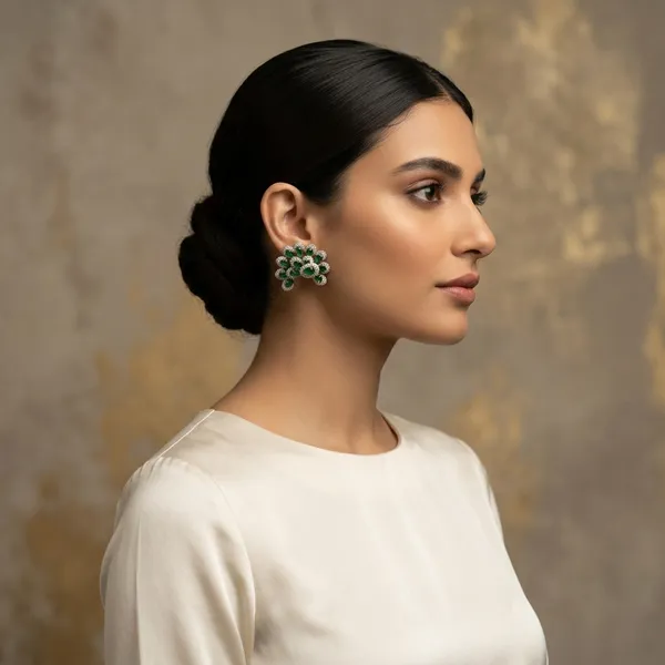 Verdant_Majesty_Emerald_Cut_Floral_Cluster_Studs