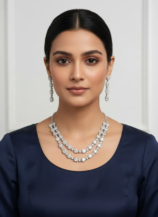 Luminous_Oval_Cut_Cz_Silver_Plated_Statement_Necklace_Set