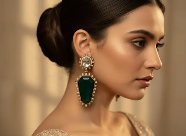 Regal_Emerald_And_Sunburst_Halo_Statement_Danglers