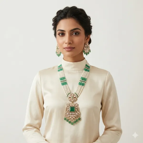 Regal_Emerald_And_Pearl_Kundan_Long_Necklace_Set
