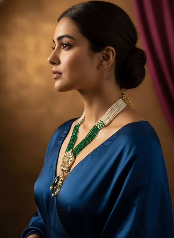 Regal_Elephant_Motif_Kundan_And_Emerald_Green_Beaded_Rani_Haar