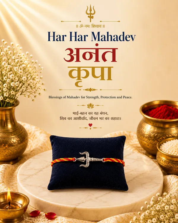 Divine_Mahadev_Rakhi_(Sterling_Silver_925)_In_Auspicious_Kalawa