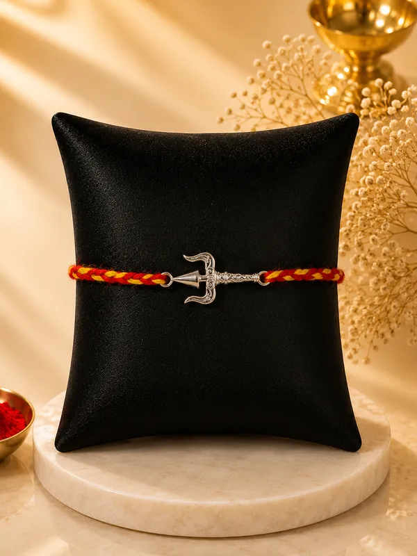 Divine_Mahadev_Rakhi_(Sterling_Silver_925)_In_Auspicious_Kalawa
