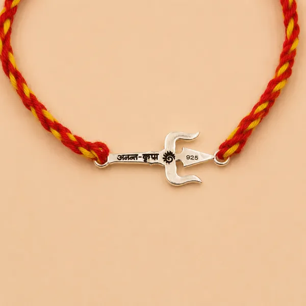 Divine_Mahadev_Rakhi_(Sterling_Silver_925)_In_Auspicious_Kalawa