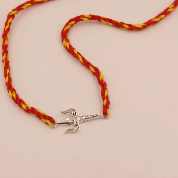 Divine_Mahadev_Rakhi_(Sterling_Silver_925)_In_Auspicious_Kalawa