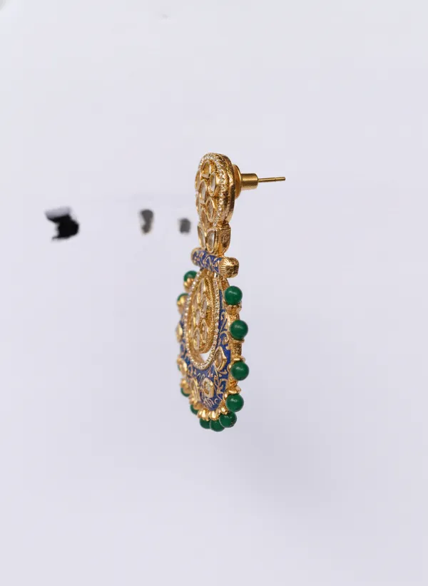 Multicolor_Exquisite_Meenakari_Polki_Chaandbali_Earrings