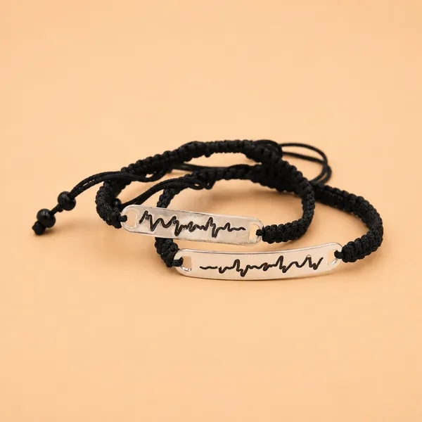 Lifeline_Bands_for_Bhai_and_Bhabhi_(Sterling_Silver_925)_-_Set_of_2_bands
