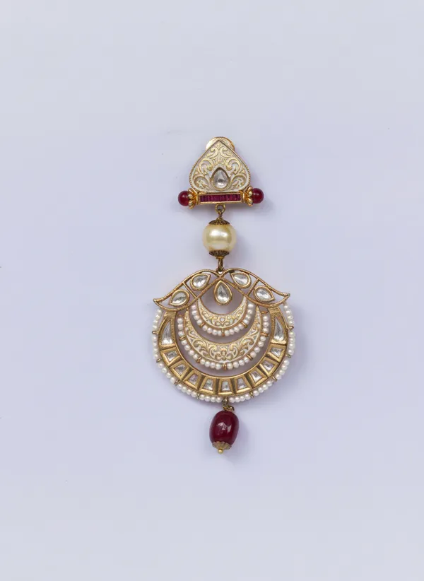 Gold_Regal_Chaandbali_Dangler_Earrings_With_Polki_And_Rubies