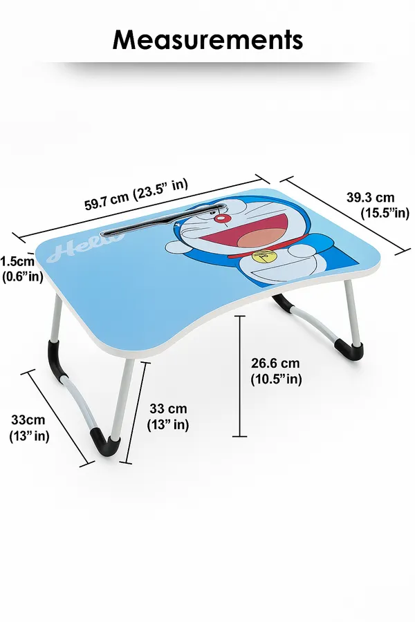 Doraemon_Cartoon_Portable_Laptop_Table_With_Cup_Holder_-_Foldable_Study_Desk_For_Kids