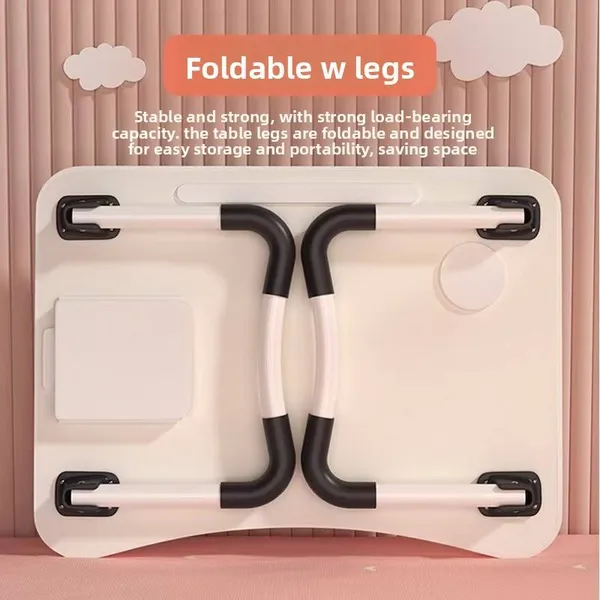 Portable_Laptop_Table_With_Floral_Print_Design_-_Foldable_Study_Desk_With_Cup_Holder_And_Storage_Drawer