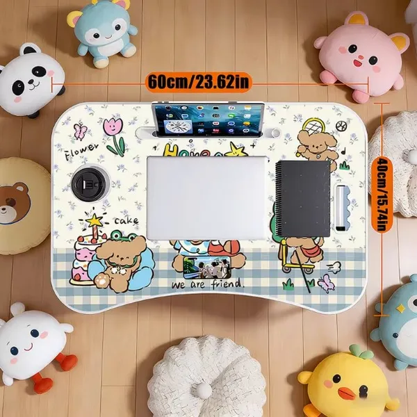 Cute_Cartoon_Laptop_Bed_Table_With_Foldable_Legs_And_Mobile_Stand