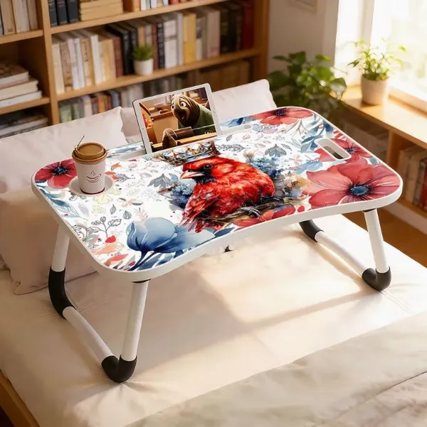 Portable_Laptop_Bed_Table_With_Floral_Design_-_Foldable_Study_And_Work_Desk_With_Cup_Holder_And_Tablet_Slot