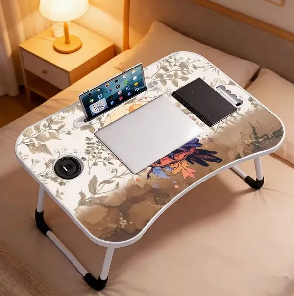 Portable_Folding_Laptop_Bed_Table_With_Floral_Bird_Design