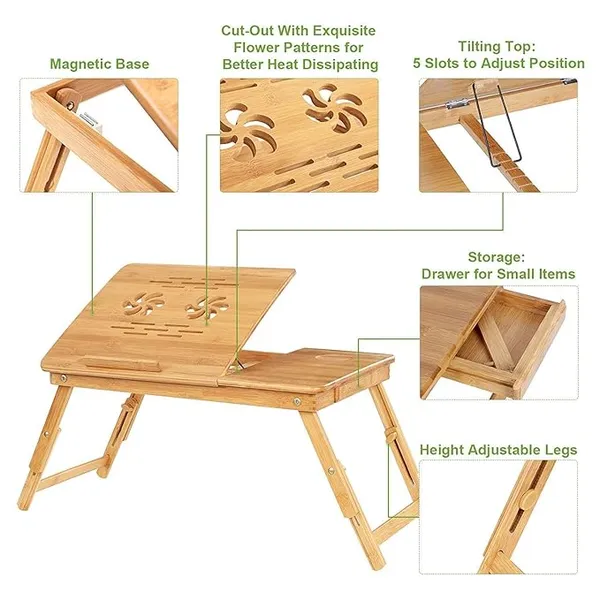 Bamboo_Laptop_Bed_Tray_With_Adjustable_Legs_And_Drawer