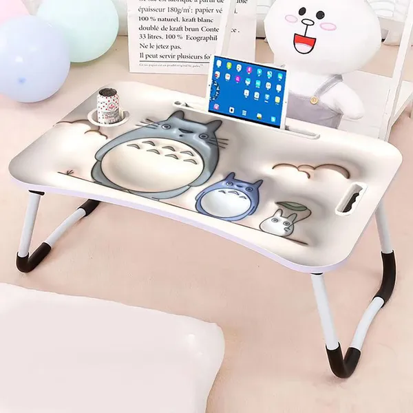 Totoro_Themed_Foldable_Laptop_Bed_Table_With_Mobile_Stand