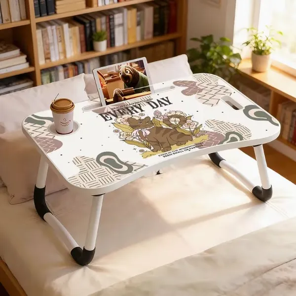 Portable_Laptop_Bed_Table_With_Cup_Holder_And_Tablet_Slot