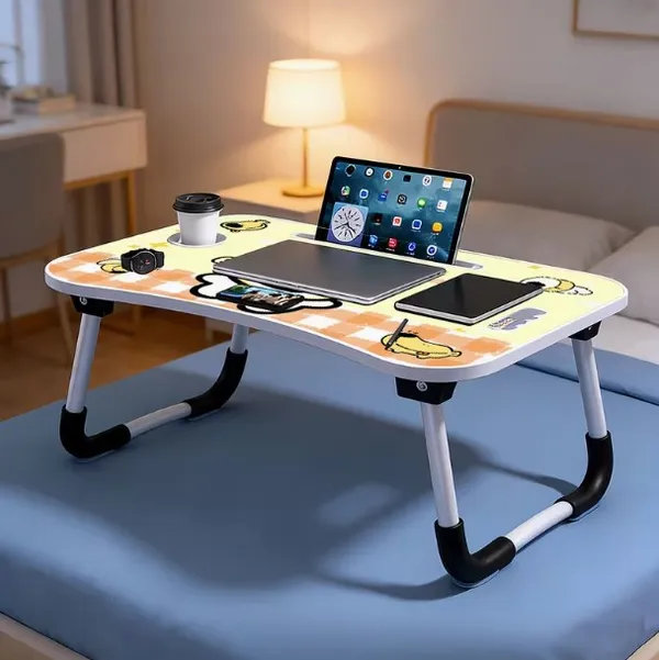 Portable_Foldable_Lap_Desk_With_Cartoon_Design_-_Multipurpose_Bed_Study_Table
