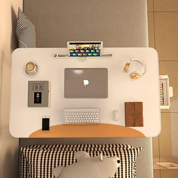 Foldable_Laptop_Desk_With_Storage_Drawer_-_White_Portable_Study_Table_For_Bed_And_Floor