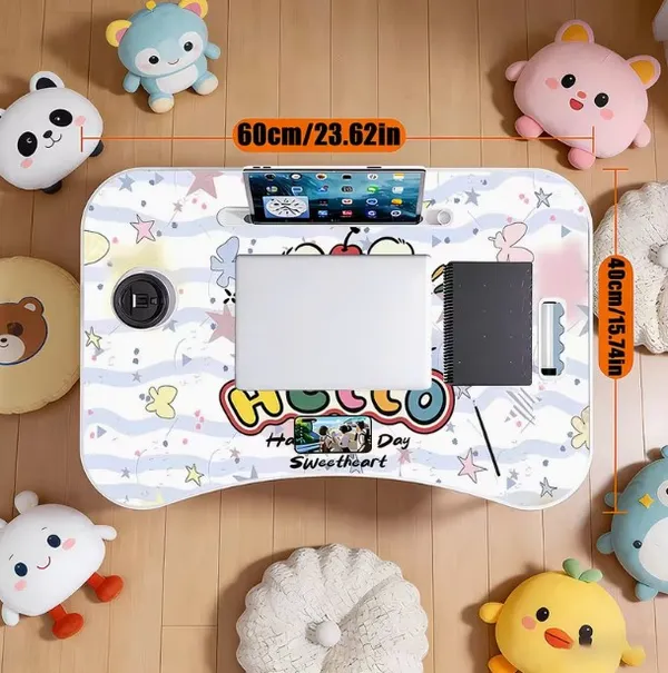 Portable_Laptop_Desk_With_Cup_Holder_-_Cute_Dog_Design
