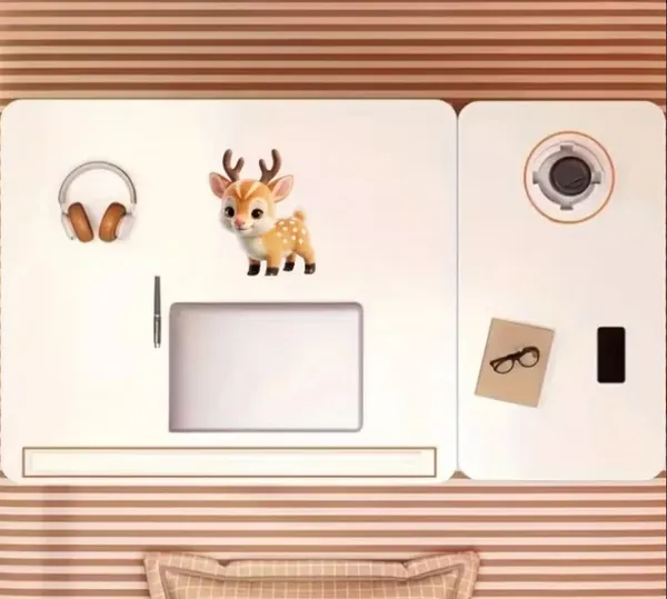 Portable_Folding_Laptop_Table_With_Deer_Sticker_Design