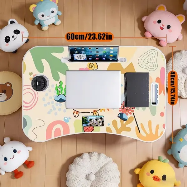 Foldable_Laptop_Bed_Table_With_Phone_&_Tablet_Stand_-_Cartoon_Design