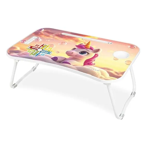 Foldable_Multipurpose_Study_Table_With_Unicorn_Design_For_Kids