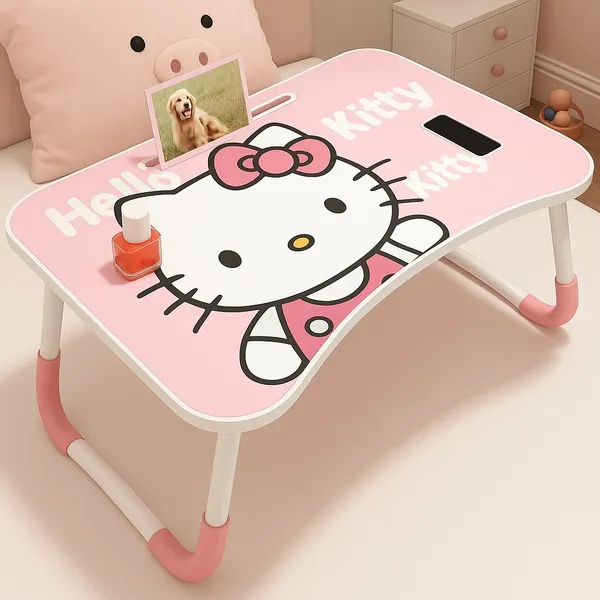 Foldable_Laptop_Bed_Table_With_Hello_Kitty_Design_-_Portable_Study_Desk_For_Bed_&_Floor_Use