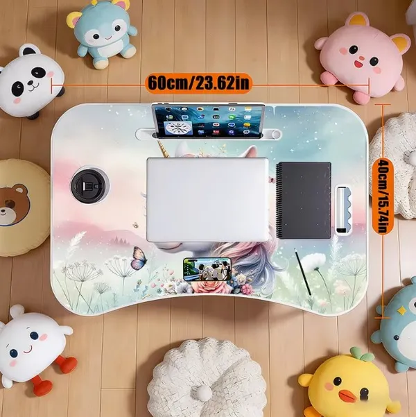 Portable_Folding_Laptop_Table_With_Unicorn_Design_-_Multipurpose_Bed_Study_Desk_With_Cup_Holder_And_Tablet_Stand