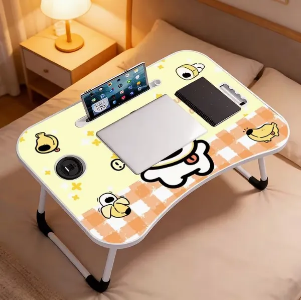 Portable_Foldable_Lap_Desk_With_Cartoon_Design_-_Multipurpose_Bed_Study_Table