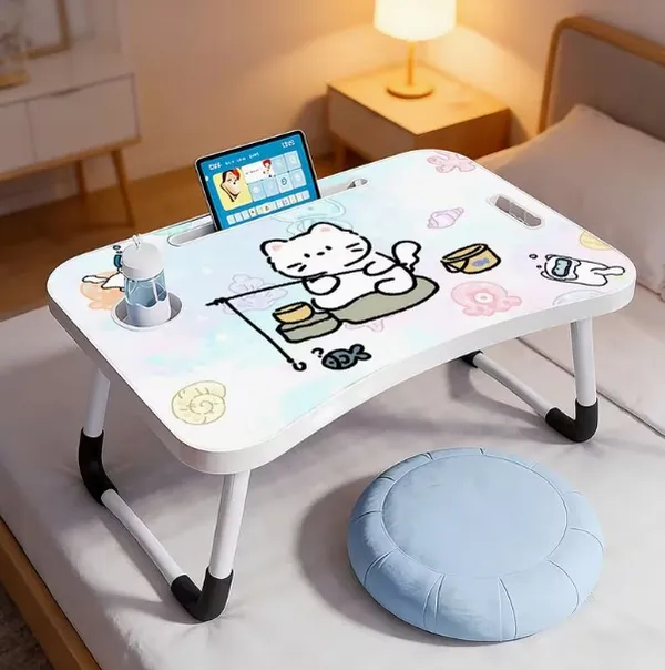 Foldable_Laptop_Desk_With_Cute_Bear_Design_-_Portable_Study_Table_For_Bed_&_Floor
