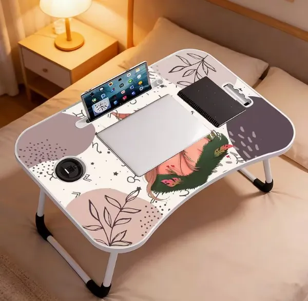 Portable_Foldable_Lap_Desk_With_Cup_Holder_And_Tablet_Slot_-_Decorative_Printed_Study_Table_For_Bed