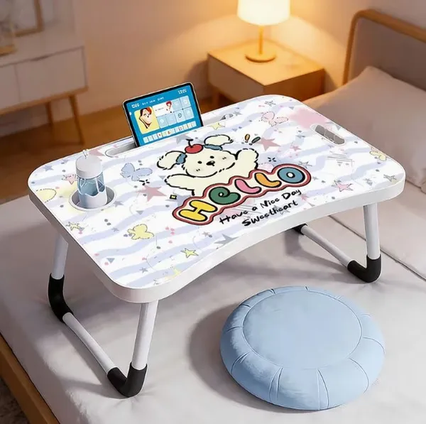 Portable_Laptop_Desk_With_Cup_Holder_-_Cute_Dog_Design